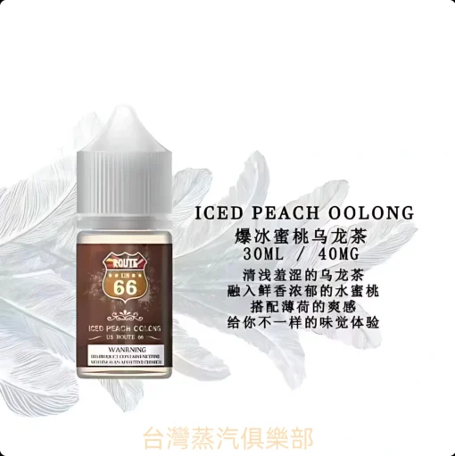 ROUTE 66尼古丁煙油 30ml/ 40mg 美國66公路小煙推薦 台灣現貨免運：圖片 4