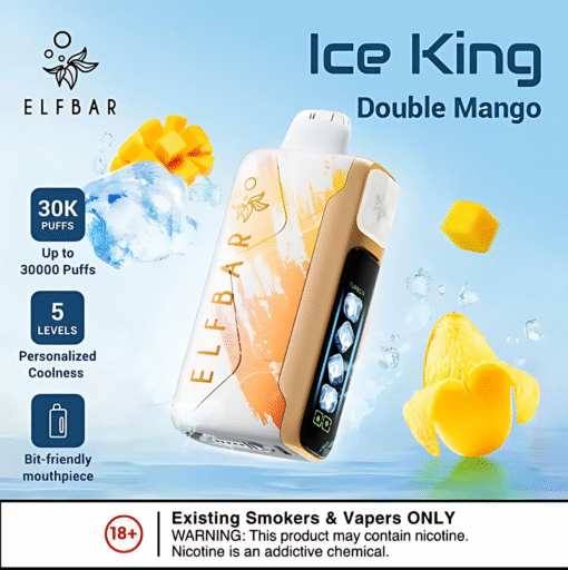 ElfBar Ice King 30k Puffs 拋棄式電子煙 五檔涼度調節 大容量一次性電子煙：圖片 7